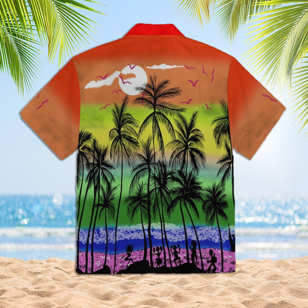 Lgbtq Gay Lesbian Beach Coconut Hawaiian Shirt