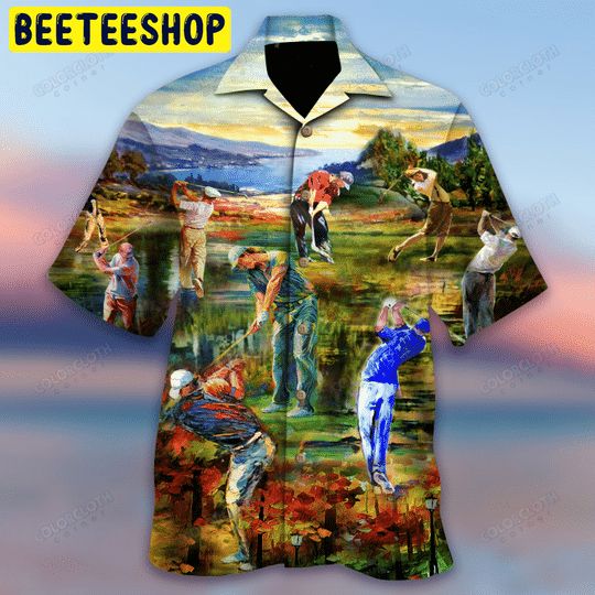 Life Is Short Swing Hard Golf Trending Hawaiian Shirt-1