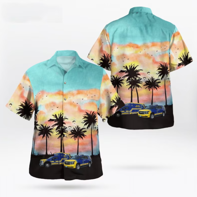 Lincoln County Missouri Lincoln Ambulance District Hawaiian Shirt