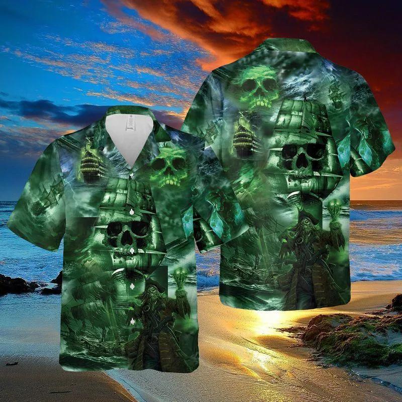 Mystery Of Ghost Ship Halloween Hawaiian Shirt