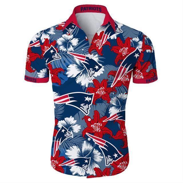 New England Patriots Hawaiian Shirt Gift For Fans 01-1
