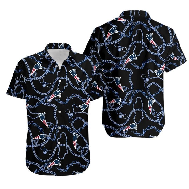 New England Patriots Nfl Hawaiian Shirt For Fans 01-1