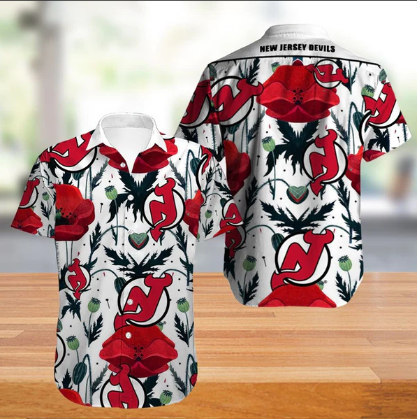 New Jersey Devils Hawaiian Shirt
