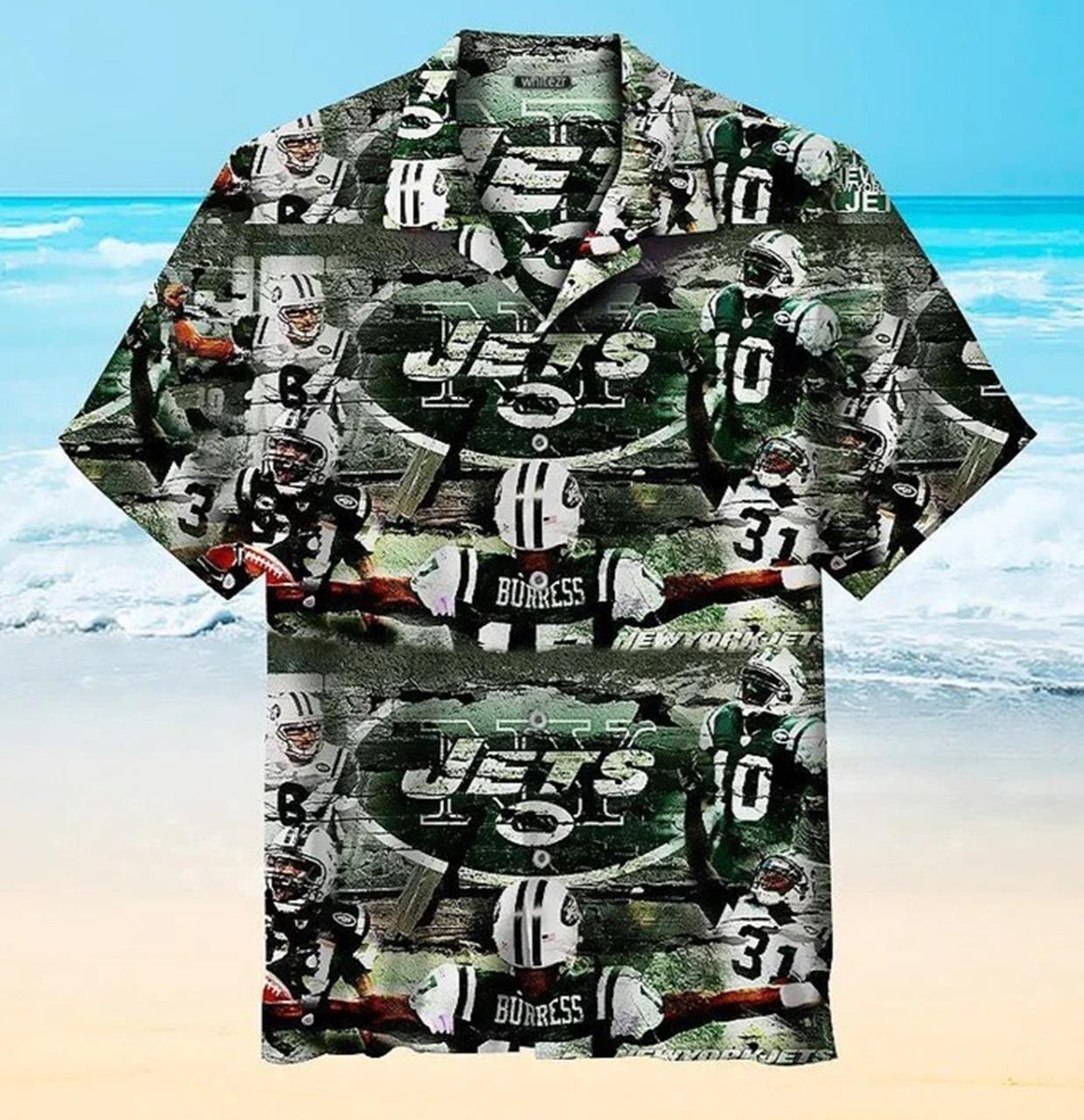 New York Jets Football Player Nfl Hawaiian Shirt For Fans