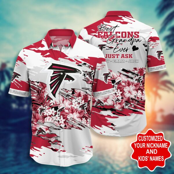 Nfl Atlanta Falcons Hawaiian Shirt Personalized-1