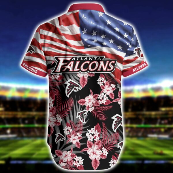 Nfl Atlanta Falcons Hawaiian Shirt Short Flag-2