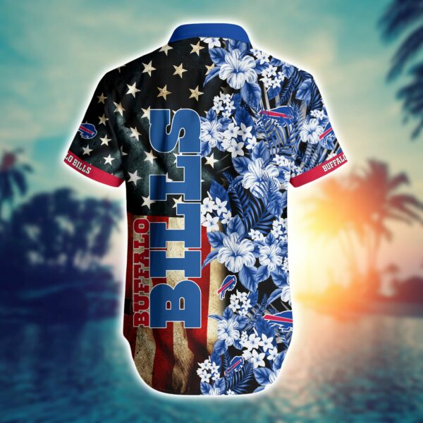 Nfl Buffalo Bills Hawaiian Shirt Flag Flower-1