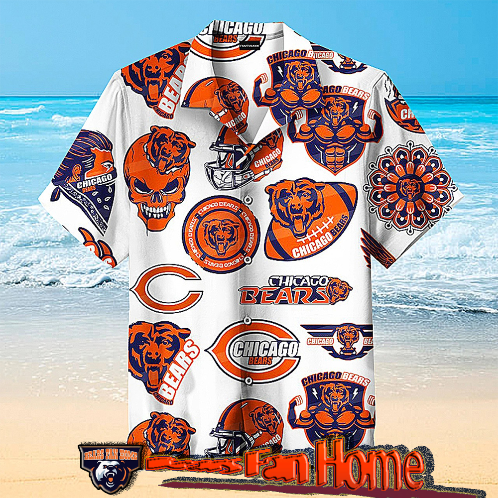 Nfl Chicago Bears Hawaiian Shirt Gift Custom For Fan-1