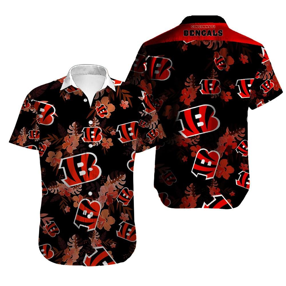 Nfl Cincinnati Bengals Hawaii Aloha Full 3d Shirt