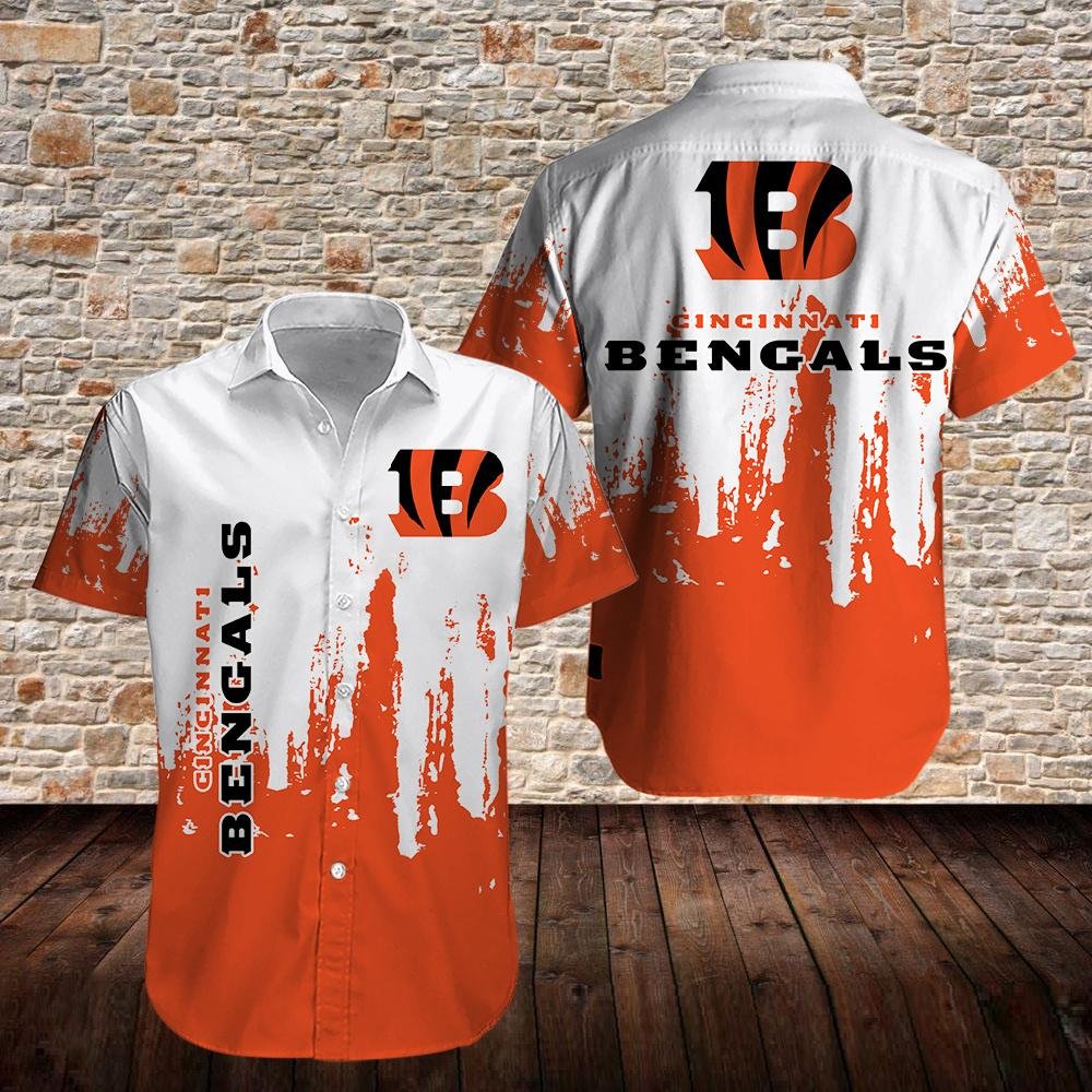 Nfl Cincinnati Bengals Lava Hawaii Full 3d Shirt
