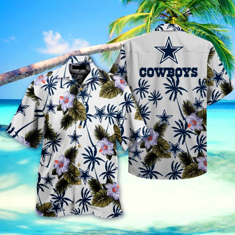 Nfl Dallas Cowboys Hawaiian 3d Shirt For Fans-1