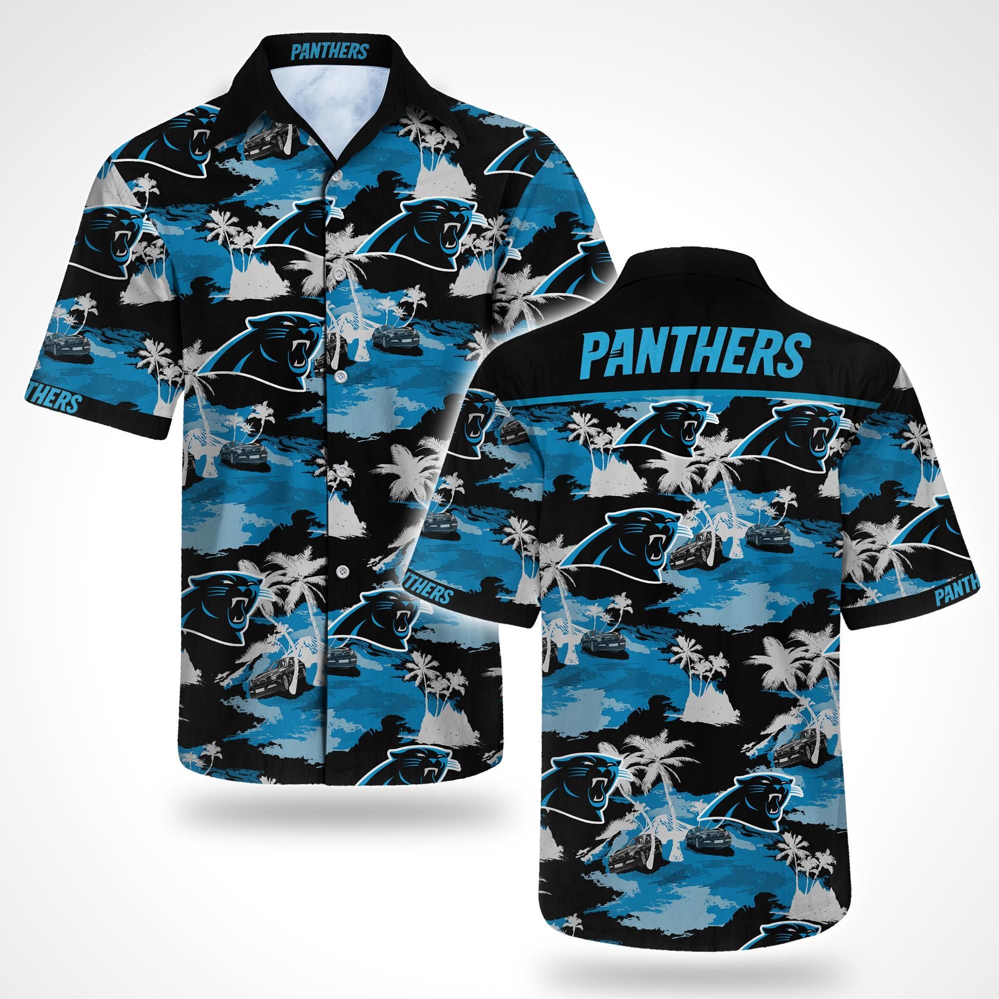 Nfl Hawaiian Shirt Carolina Panthers 3d For Fans 01-1