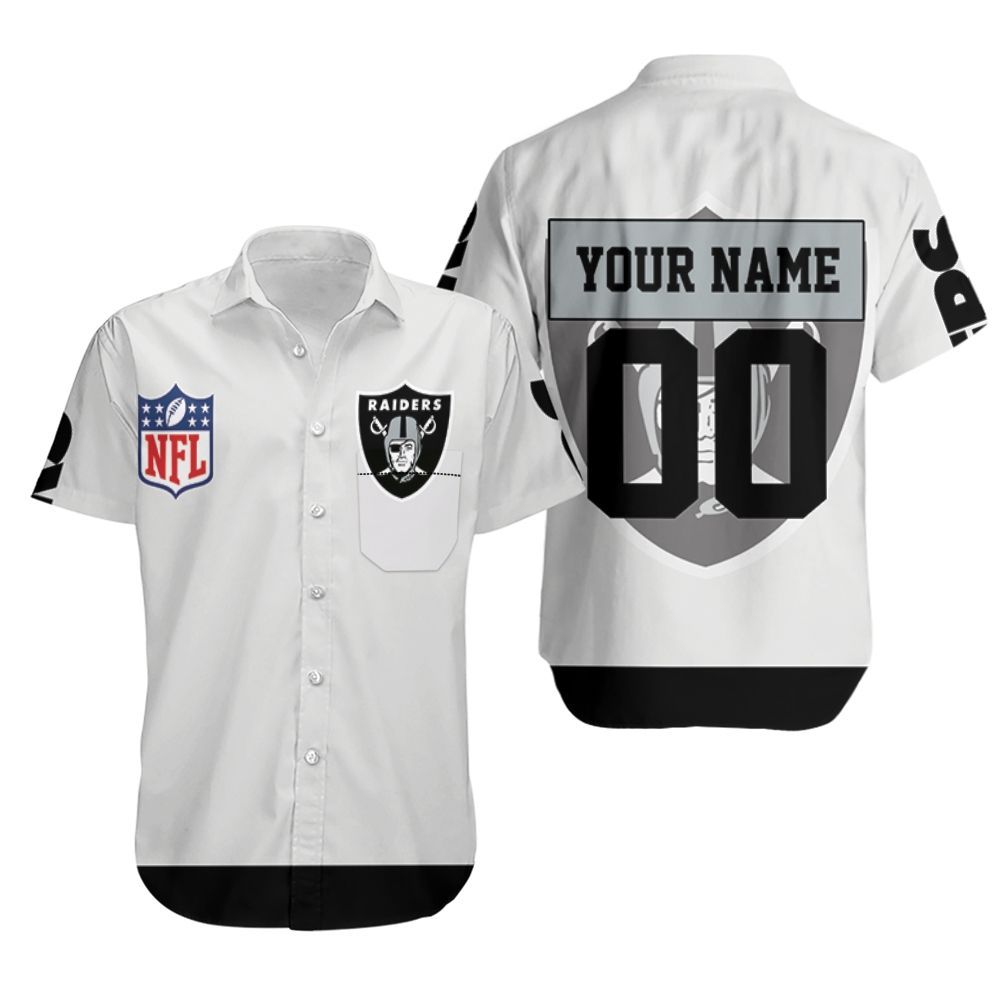 Nfl Hawaiian Shirt New Oakland Raiders For Fans-1