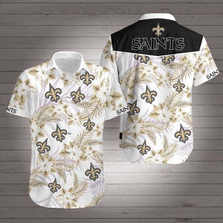 Nfl Hawaiian Shirt New Orleans Saints Gift For Fans-1