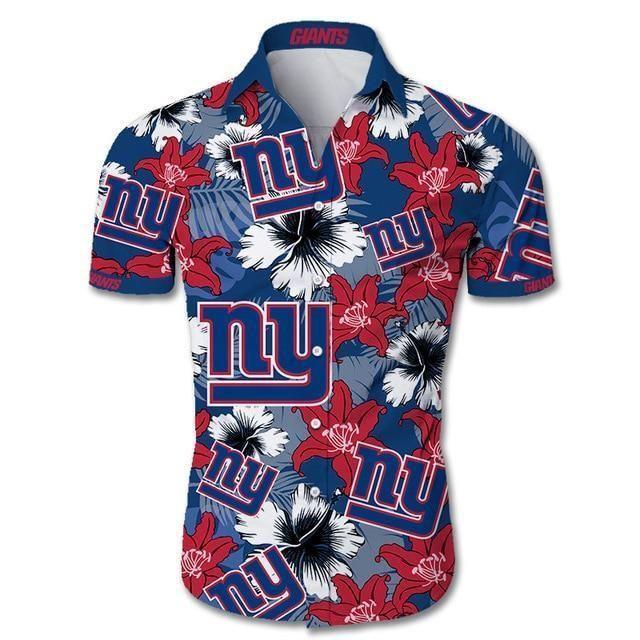 Nfl Hawaiian Shirt New York Giants Aloha Gift For Fans-1