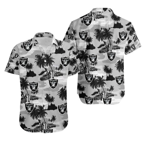 Nfl Hawaiian Shirt Oakland Raiders For Fans-1