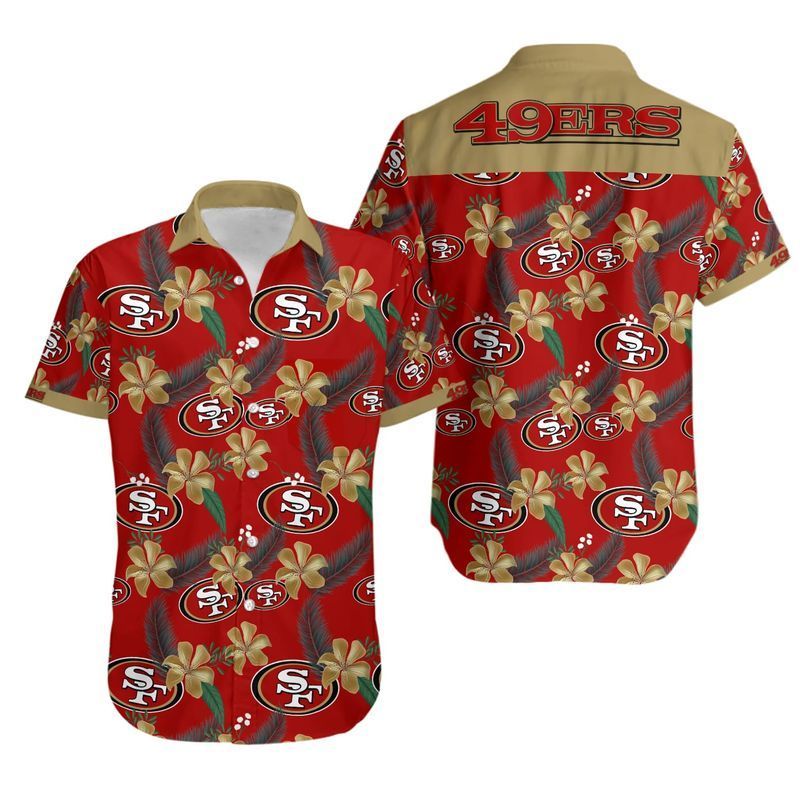 Nfl Hawaiian Shirt San Francisco 49ers 3d For Fans 02-1