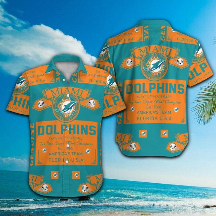 Nfl Miami Dolphins Hawaii Shirt Tropical Aloha-1