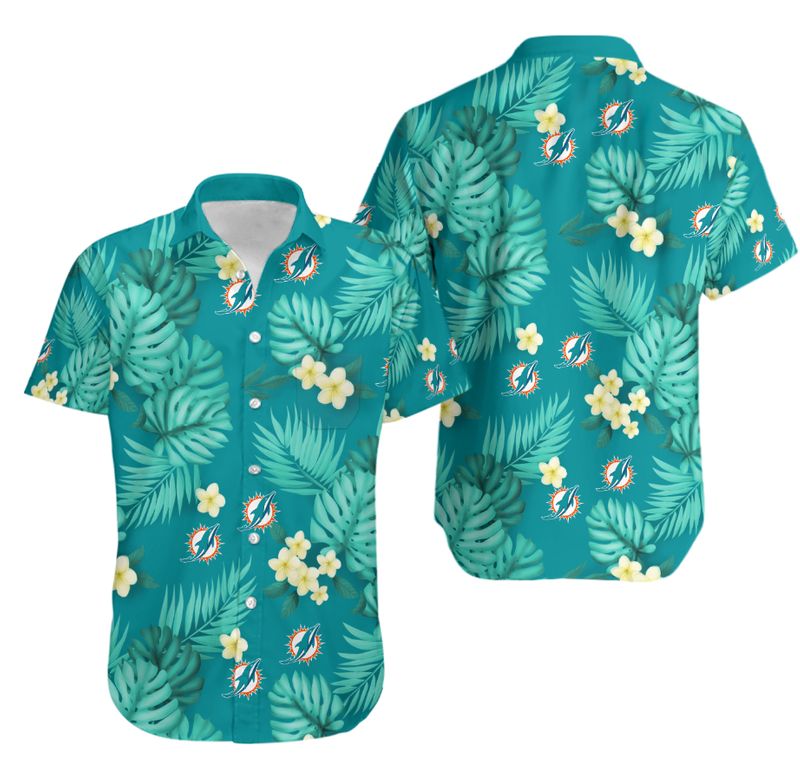Nfl Miami Dolphins Hawaiian 3d Shirt Limited Edition Summer-1