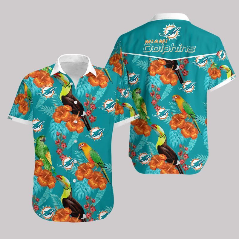 Nfl Miami Dolphins Hawaiian Shirt 3d Aloha-1