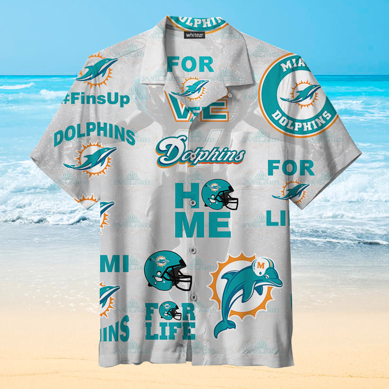 Nfl Miami Dolphins Hawaiian Shirt 3d For Fans-1