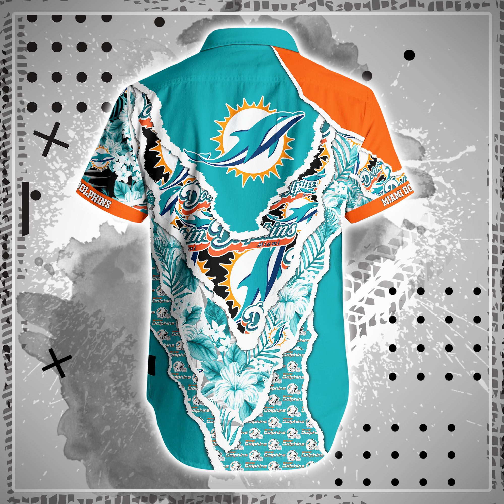 Nfl Miami Dolphins Hawaiian Shirt New Top Trending Summer-1