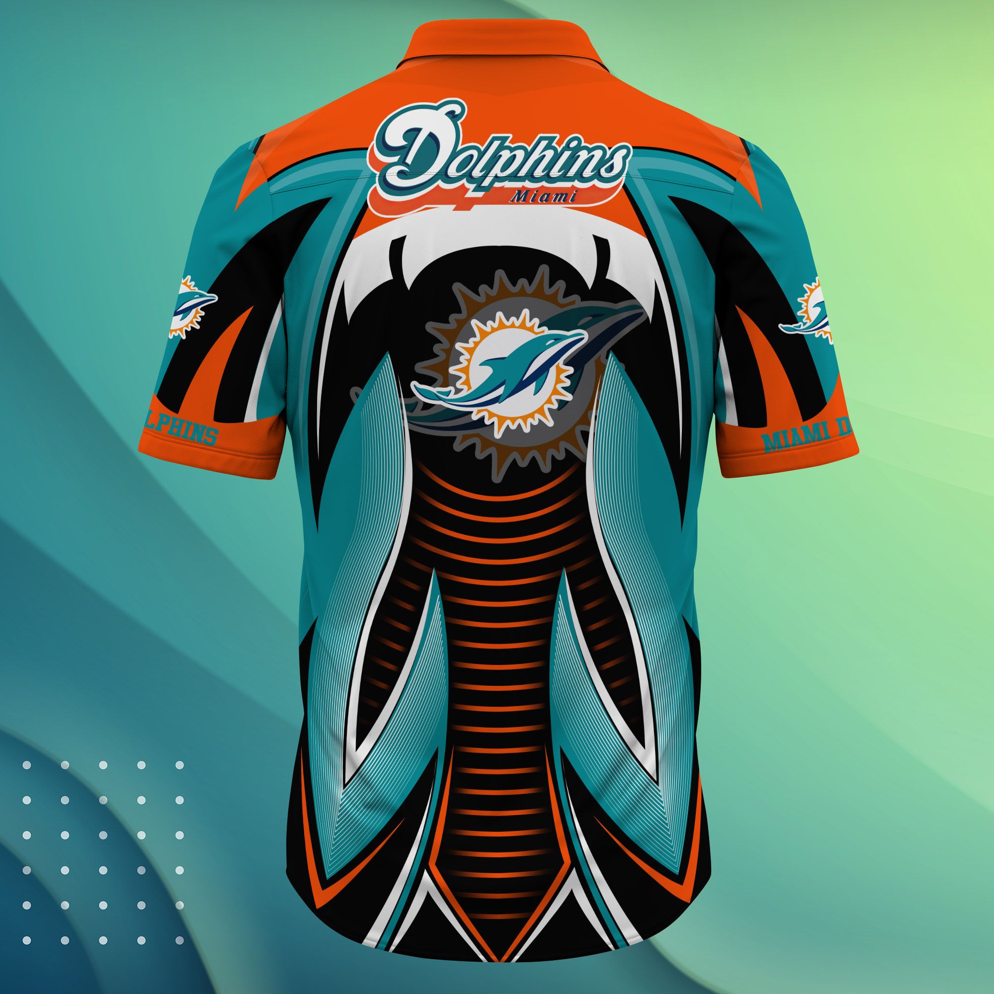 Nfl Miami Dolphins Hawaiian Shirt Short Style Hot Trending Summer 03-1