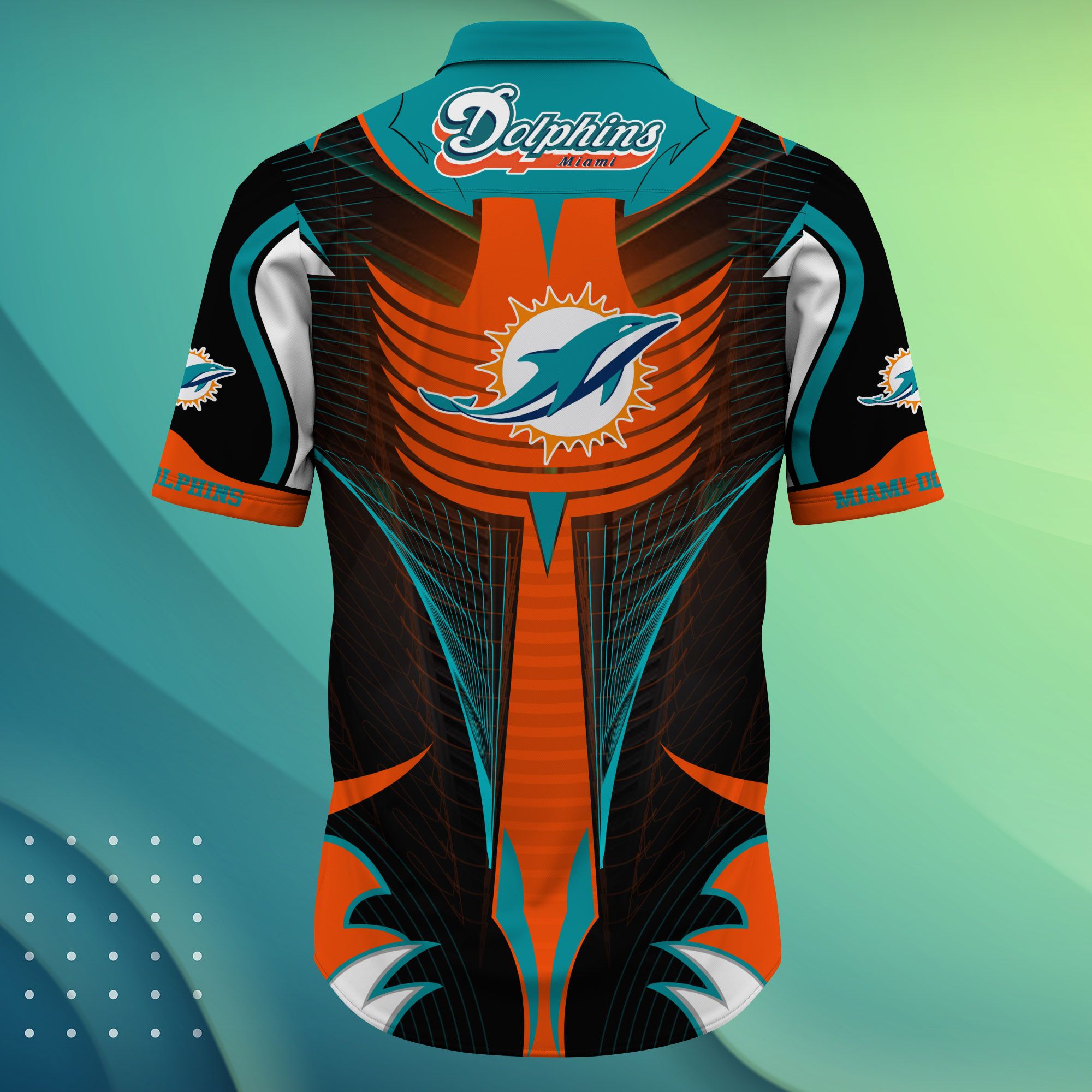 Nfl Miami Dolphins Hawaiian Shirt Short Style Hot Trending Summer 04-1