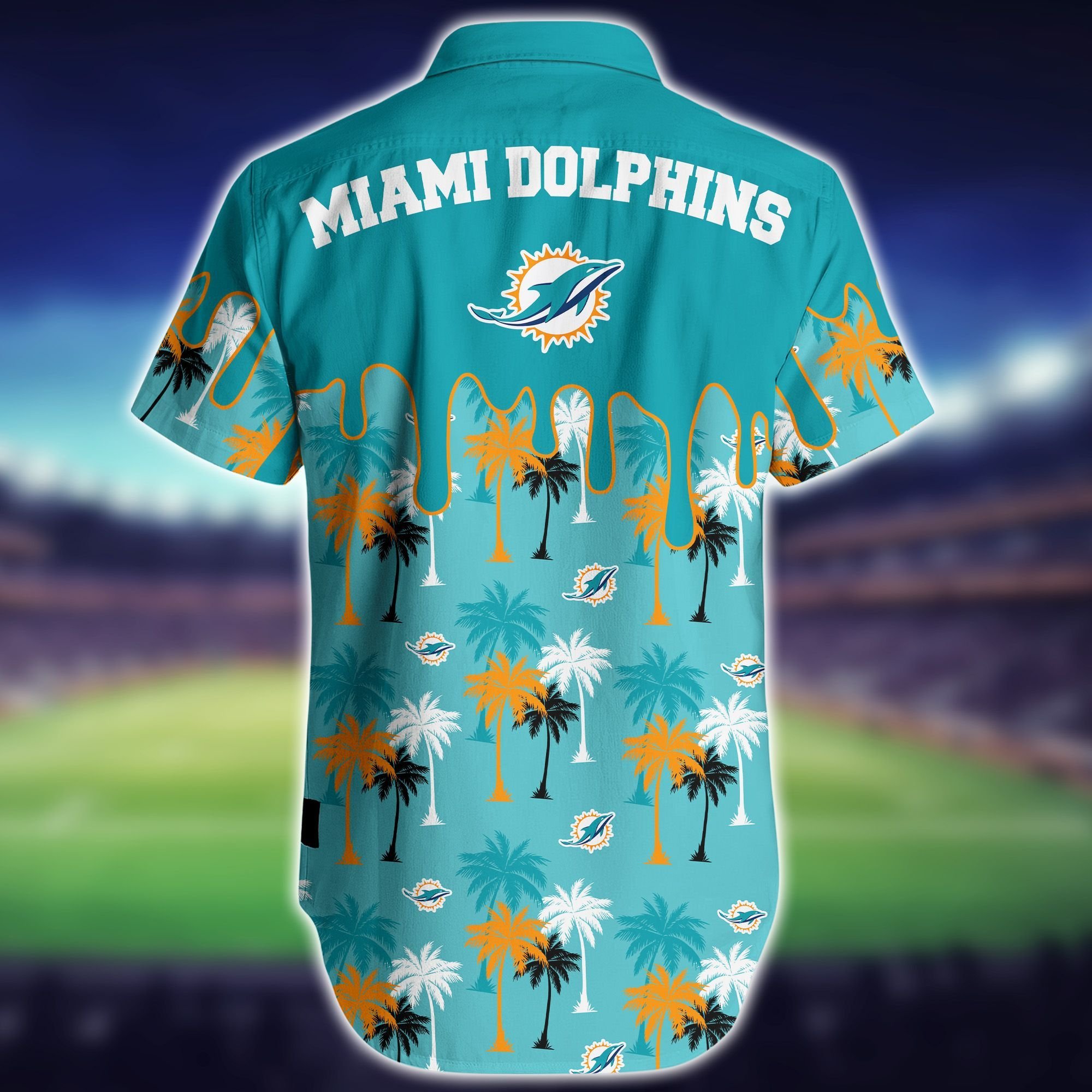 Nfl Miami Dolphins Hawaiian Shirt Short Tshirt Groot-2