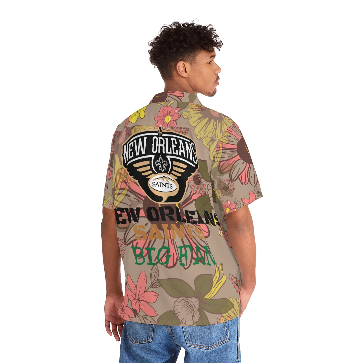Nfl New Orleans Saints New 3d Hawaiian Shirt For Fans-1
