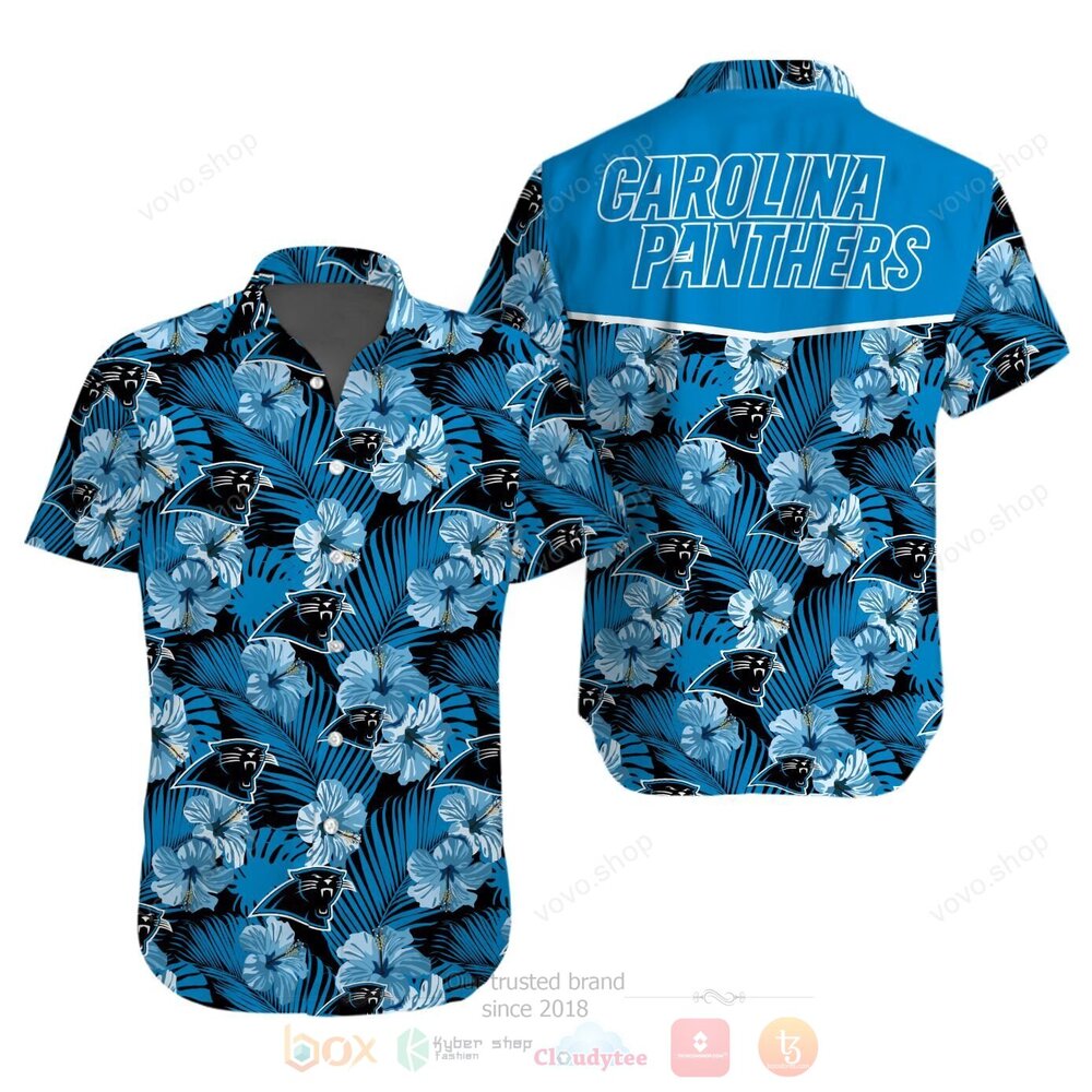 Nfl Nfl Carolina Panthers Hawaiian Shirt And Short 3d All Over Printed-2