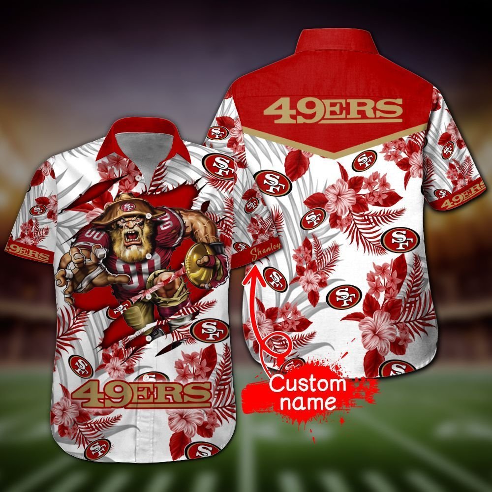 Nfl San Francisco 49ers Hawaiian Shirt For Fans-1