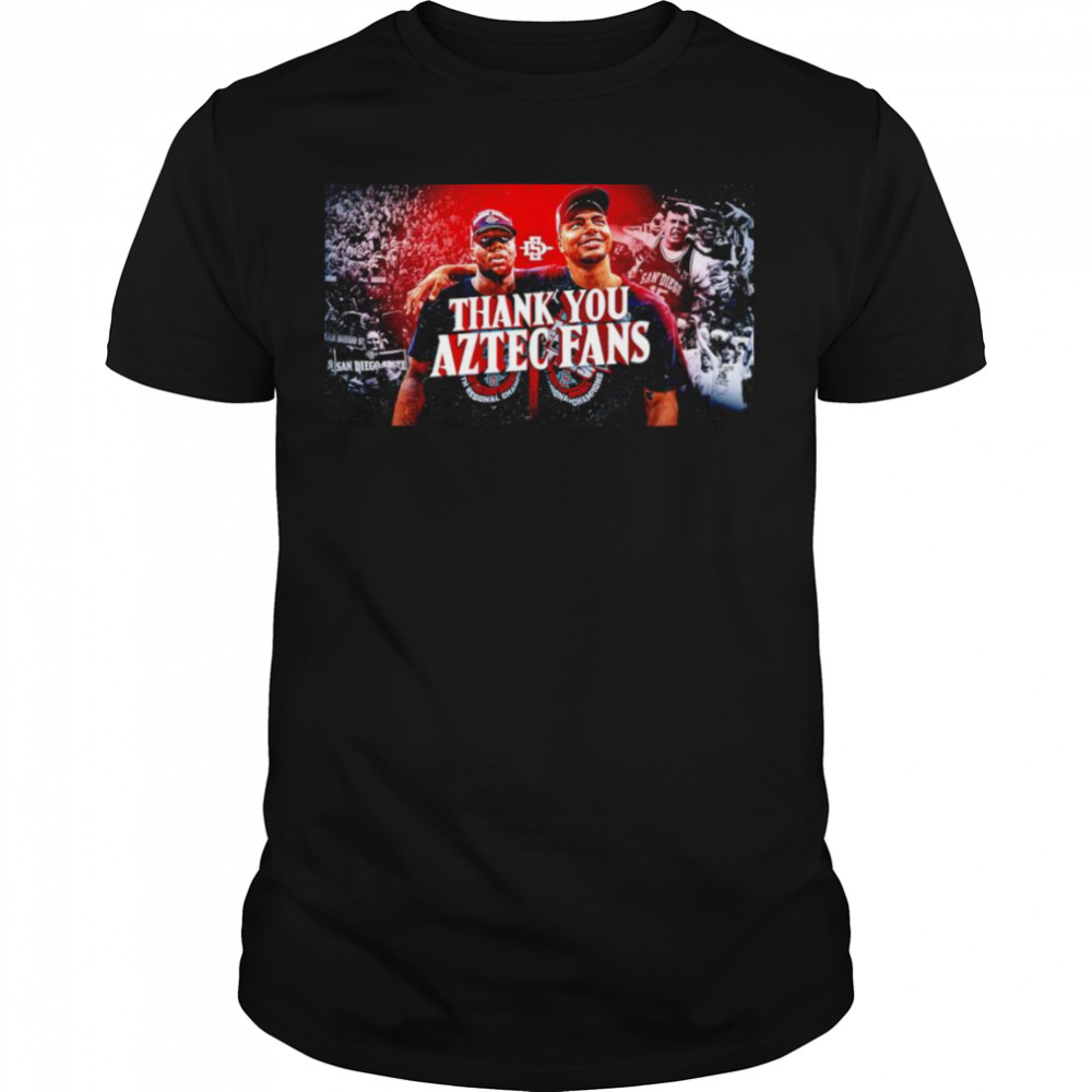 San Diego State thank you Azte fans shirt