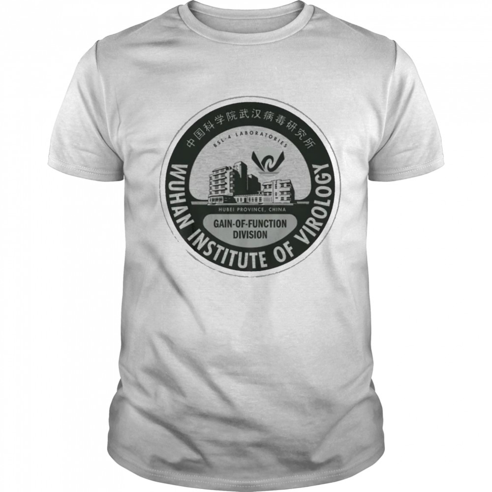 Wuhan Institute of Virology logo T-shirt