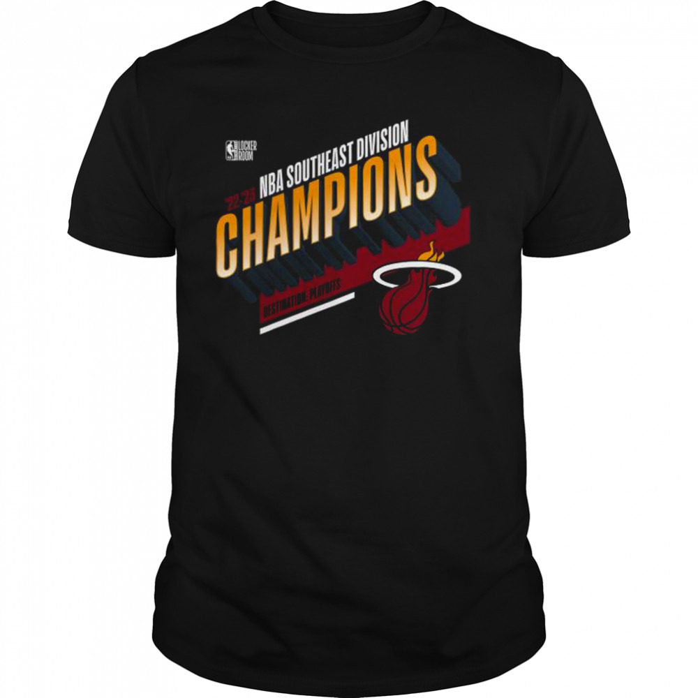 2023 Southeast Division Champions Miami Heat T-Shirt