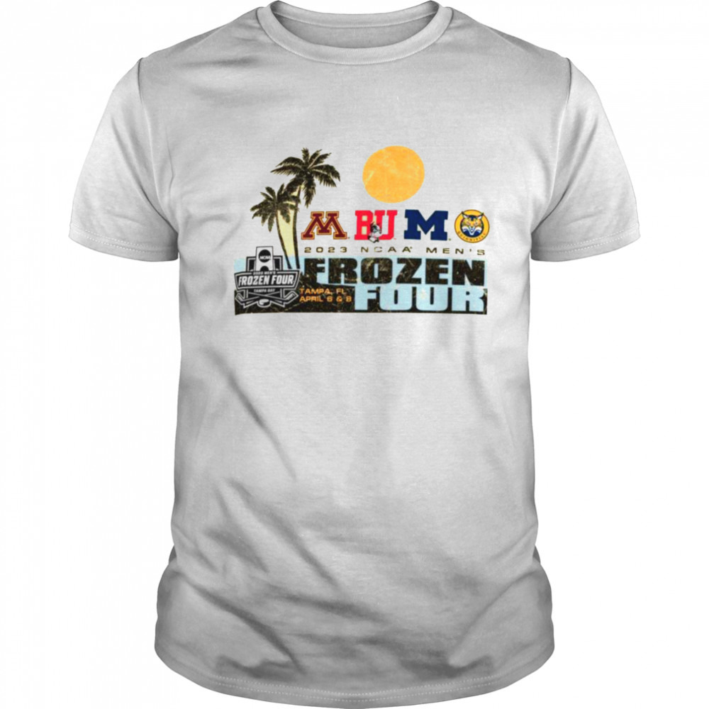 4 team 2023 NCAA Men’s Frozen Four ComfortWash shirt