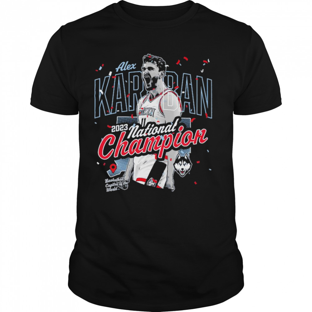 Alex Karaban UConn Huskies 2023 National Champion Shirt