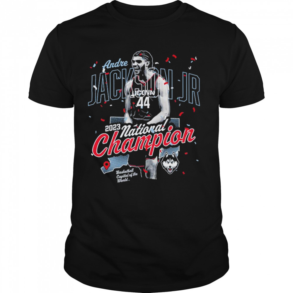 Andre Jackson Jr. UConn Huskies 2023 National Champion Shirt