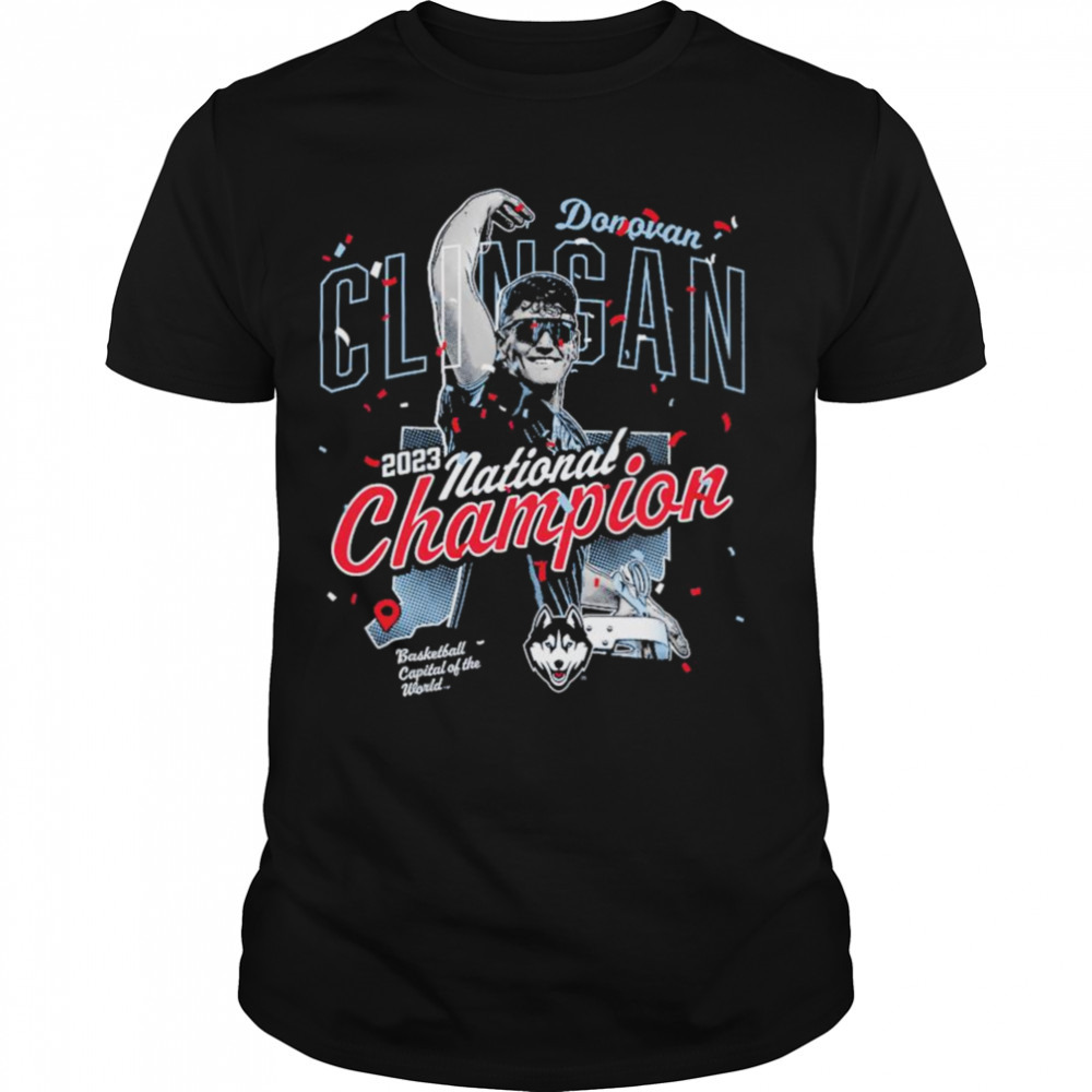 Donovan Clingan UConn Huskies 2023 National Champion Shirt