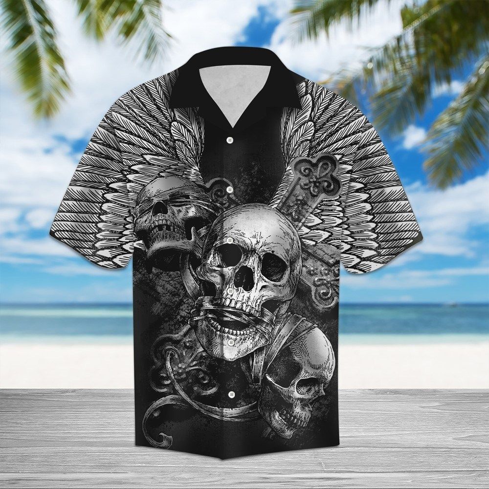Order Skull Cross Hawaiian Shirt