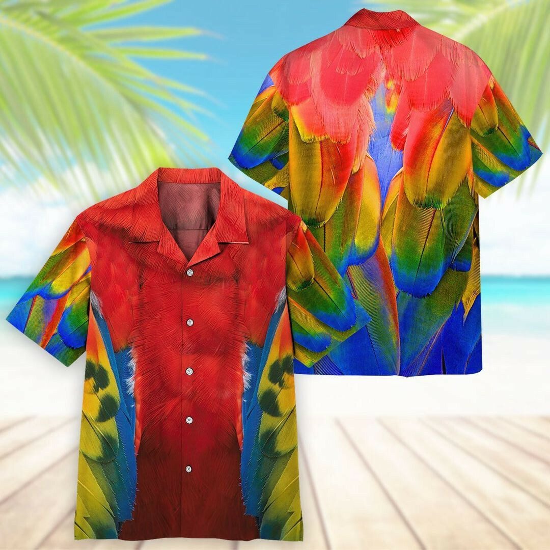 Parrot 3d All Over Printed Hawaiian Shirt