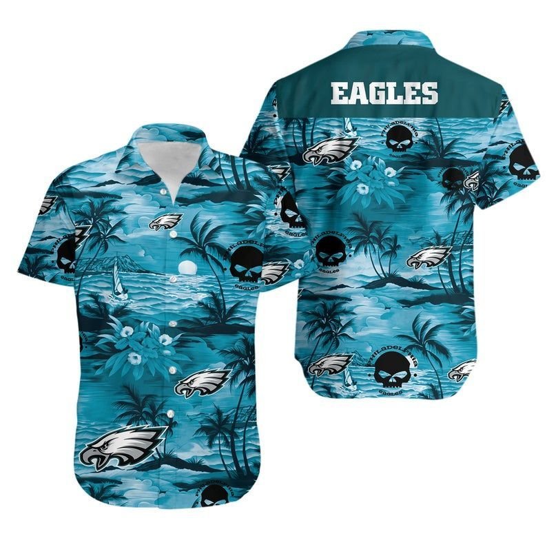 Philadelphia Eagles Nfl Football Hawaiian Shirt For Fans-1
