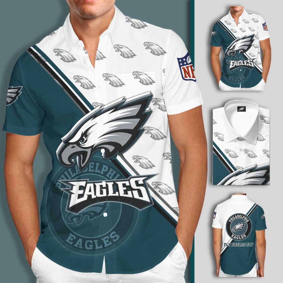 Philadelphia Eagles Nfl Hawaiian Shirt For Fans 03-1
