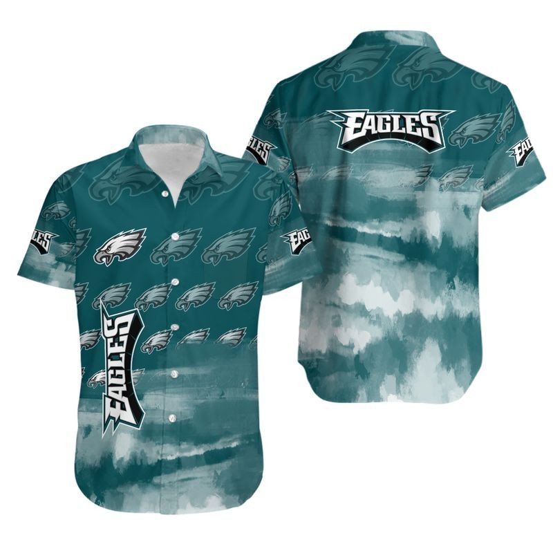 Philadelphia Eagles Nfl Hawaiian Shirt For Fans 04-1
