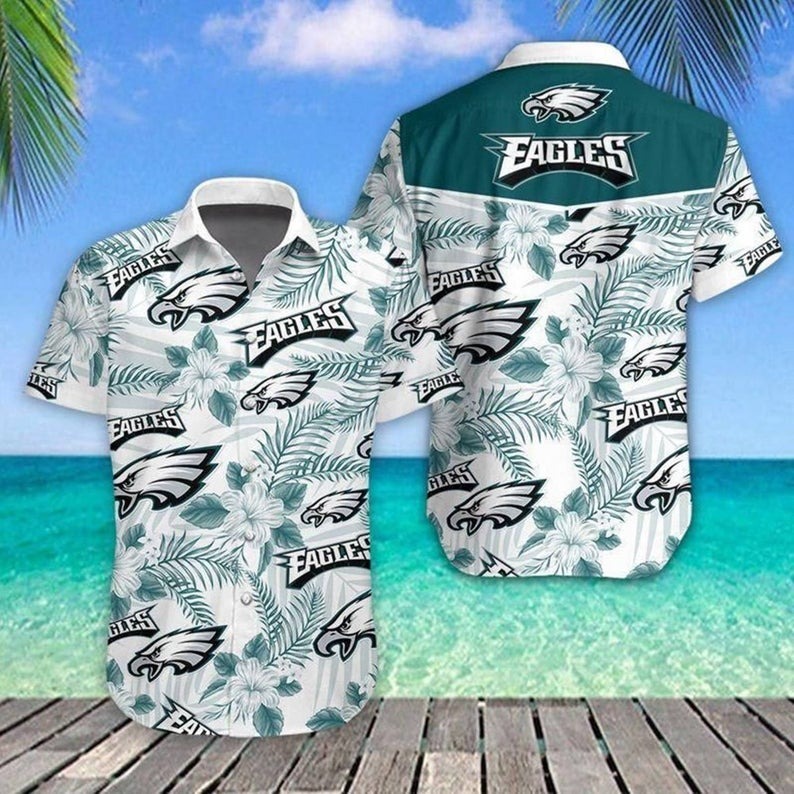 Philadelphia Eagles Nfl Hawaiian Shirt For Fans-2
