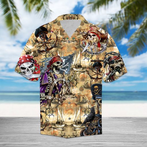 Pirates Skull Hawaiian Shirt – Gift For Skull Lover