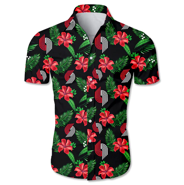 Portland Trail Blazers Hawaiian Shirt