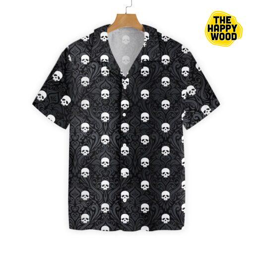 Premium Skull Pattern Goth Hawaiian Hawaii Shirt