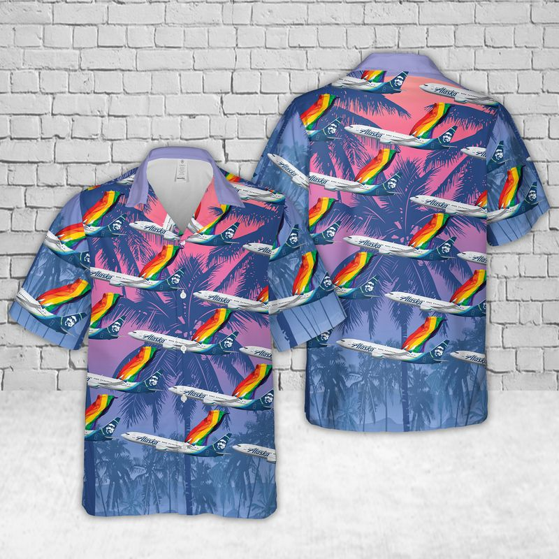 Pride Hawaiian Shirt Alaska Fly With Pride Hawaiian Shirt Lesbian Lgbt Hawaiian