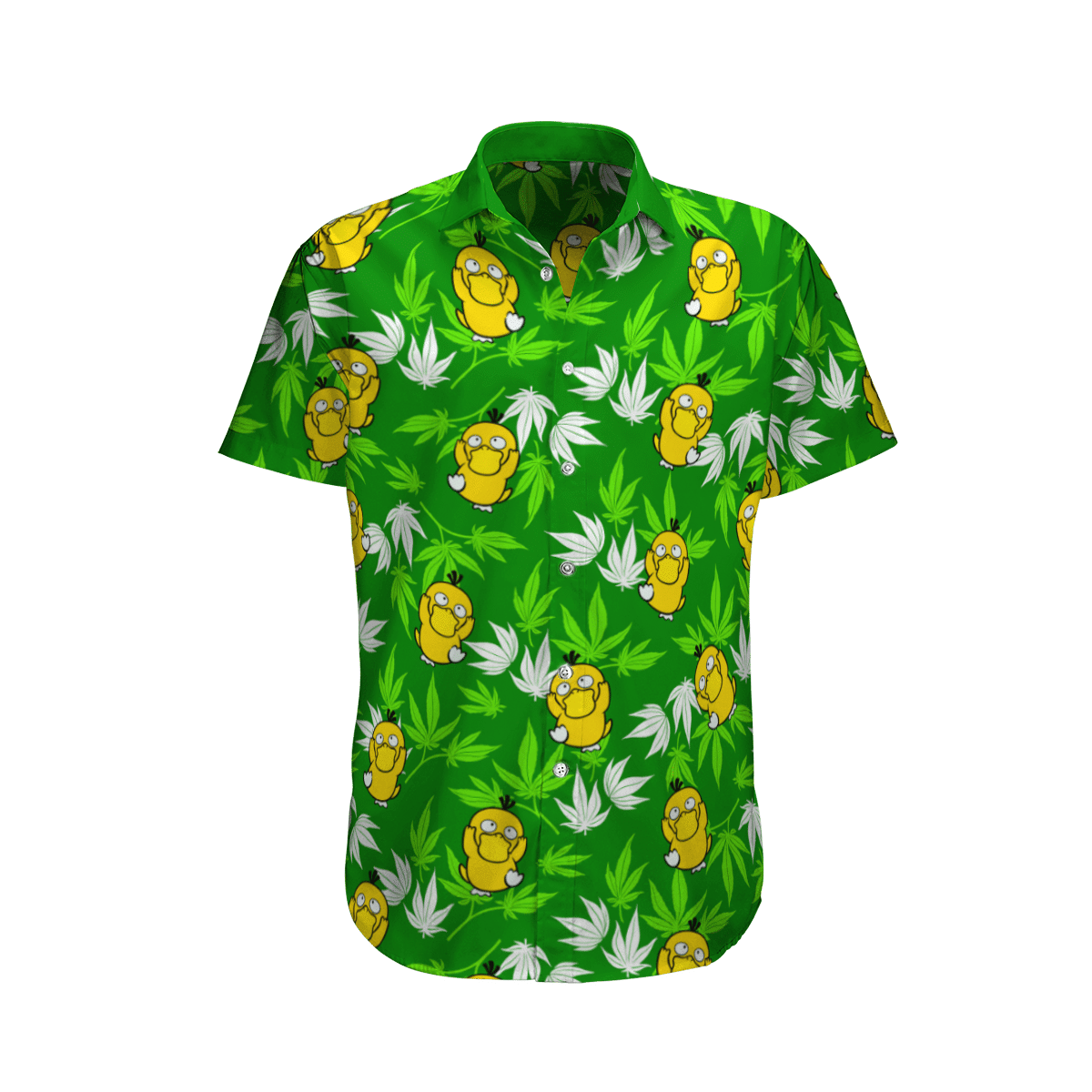 Psyduck Tropical Beach Pokemon Hawaiian Shirt